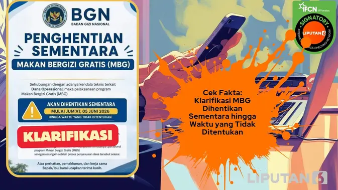 Cek Fakta MBG Dihentikan Sementara, Publik Butuh Kejelasan Batas Waktu