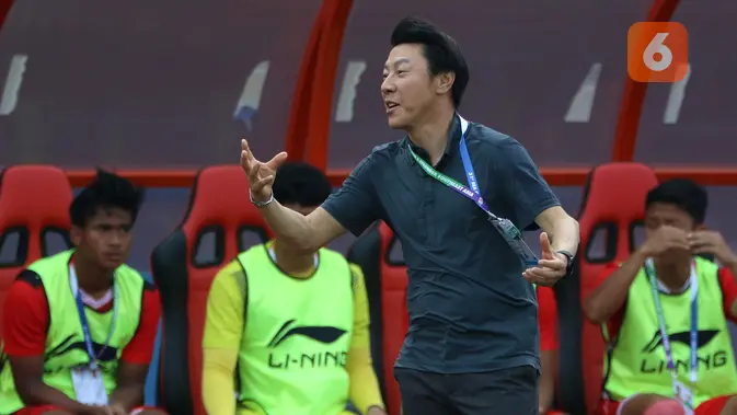 Verifikasi Forensik Reaksi Shin Tae-yong Laga Kontra Filipina SEA Games