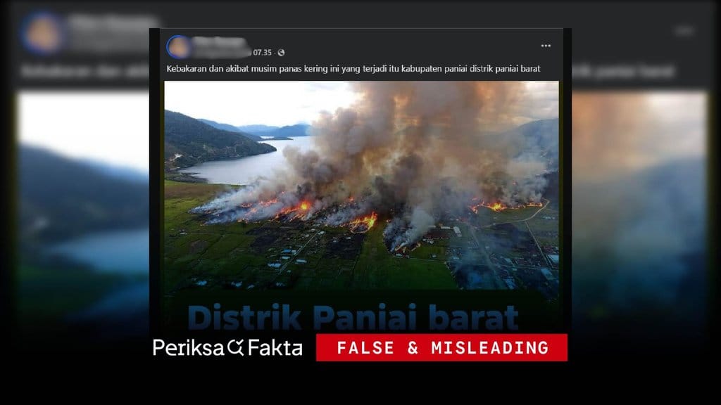Polisi Pastikan Obano Paniai Barat Aman dari Isu Kebakaran Hutan