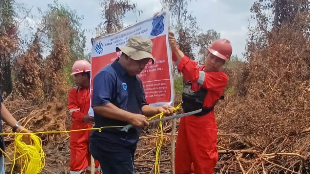 Karhutla 455 Hektare di OKI, KLH Segel Lahan Konsesi PT BHP