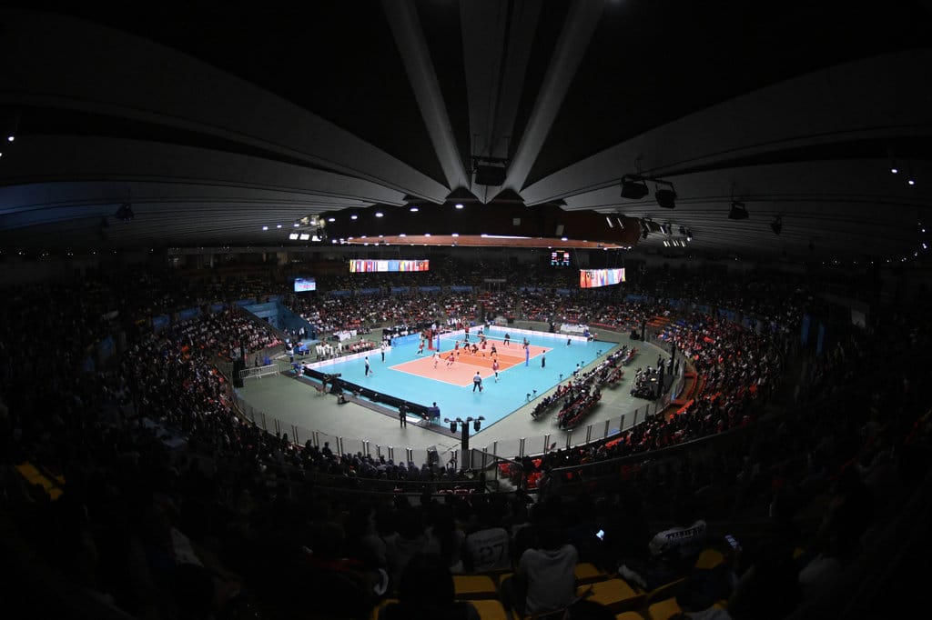Tim Voli Indonesia di Pool A Putri, Pool B Putra Asian Games