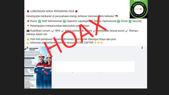 Klaim Link Pendaftaran Lowongan Kerja Pertamina 2026: Verifikasi Fakta