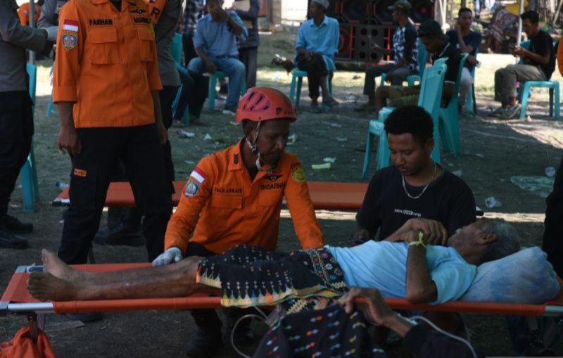 Verifikasi Klaim Helikopter Basarnas Evakuasi Gempa NTT Alami Kerusakan