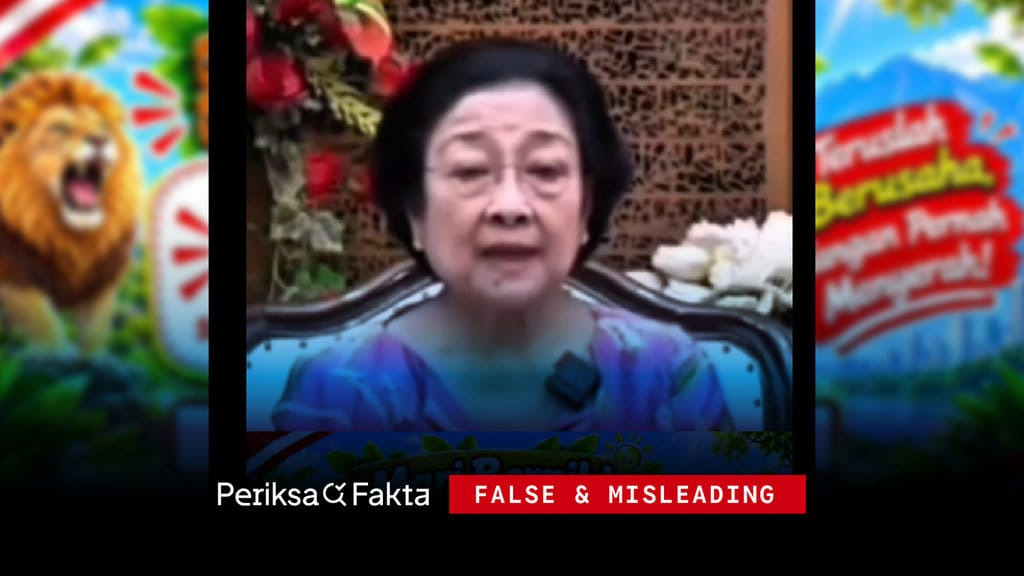 Viral Video AI Klaim Bantuan Modal Usaha Megawati Terindikasi Penipuan