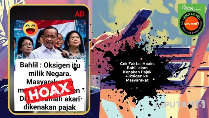 Verifikasi Forensik: Klaim Pajak Oksigen Bahlil Dinyatakan Tidak Akurat