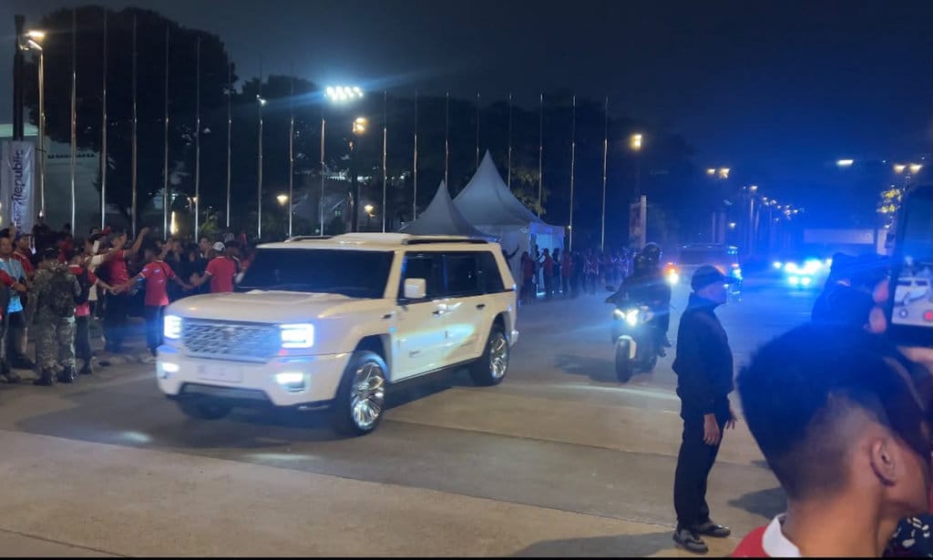 Prabowo Saksikan Final Indonesia Lawan Thailand di GBK