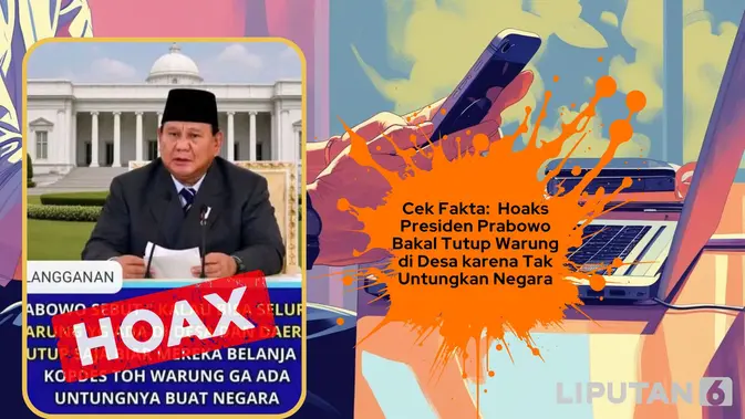 Verifikasi Klaim Penutupan Warung Desa oleh Presiden Prabowo