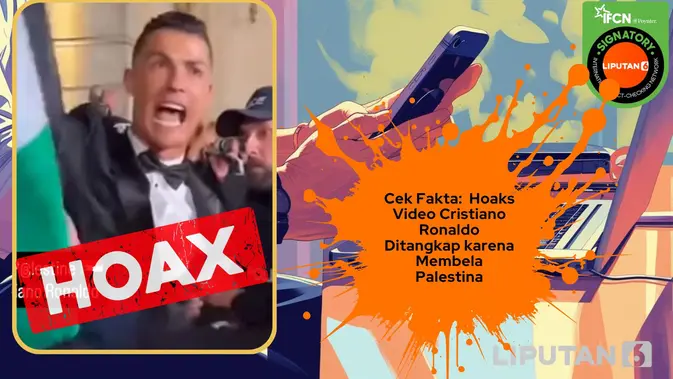 Investigasi Klaim Video Penangkapan Cristiano Ronaldo Terkait Palestina