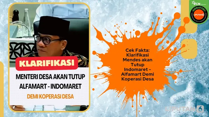 Verifikasi Klaim Penutupan Minimarket oleh Menteri Desa