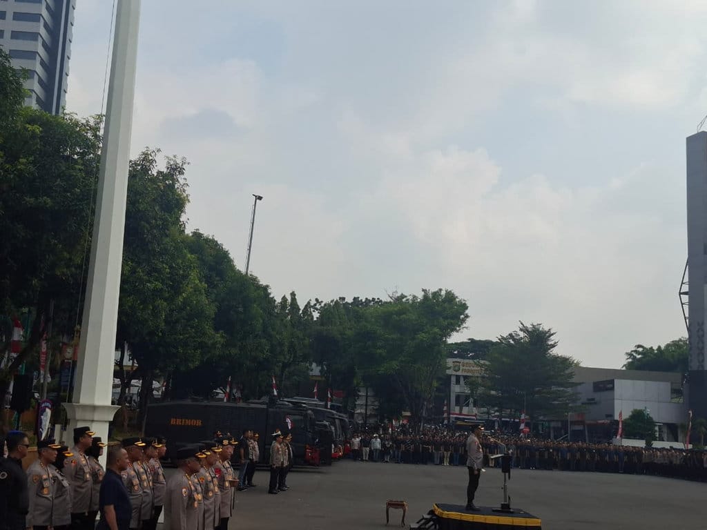 Polri Siagakan 9.242 Personel Amankan Aksi Demo Hari Ini