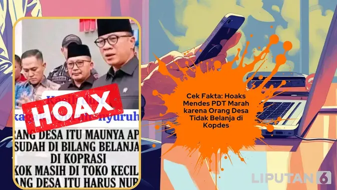 Cek Fakta Klaim Kemarahan Mendes soal Kopdes