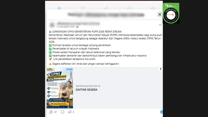 Link Pendaftaran CPNS Kementerian PUPR 2026 Dipastikan Palsu