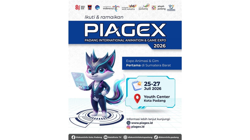 Padang Dorong Talenta Digital Muda Lewat PIAGEX 2026