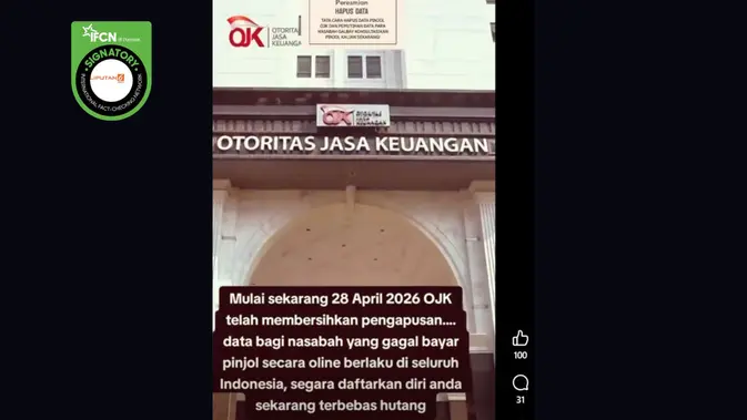 Cek Fakta: OJK Hapus Data Nasabah Gagal Bayar Pinjol 2026?
