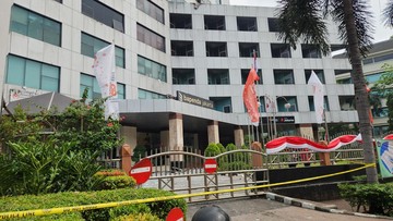 Gedung Bapenda DKI Masih Rusak dan Tanpa Aktivitas Usai Kebakaran