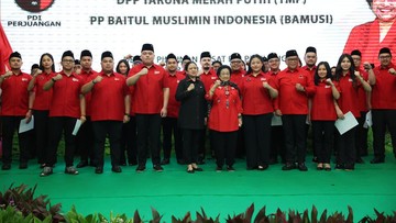 Megawati Kukuhkan Pimpinan Sayap PDIP, Perkuat Konsolidasi dan Riset