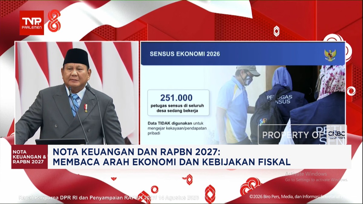 Prabowo Serukan Partisipasi Jujur Masyarakat dalam Sensus Ekonomi BPS
