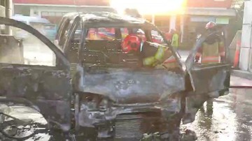 Mobil Terbakar di SPBU Cemplang Bogor, Pengemudi Alami Luka Bakar