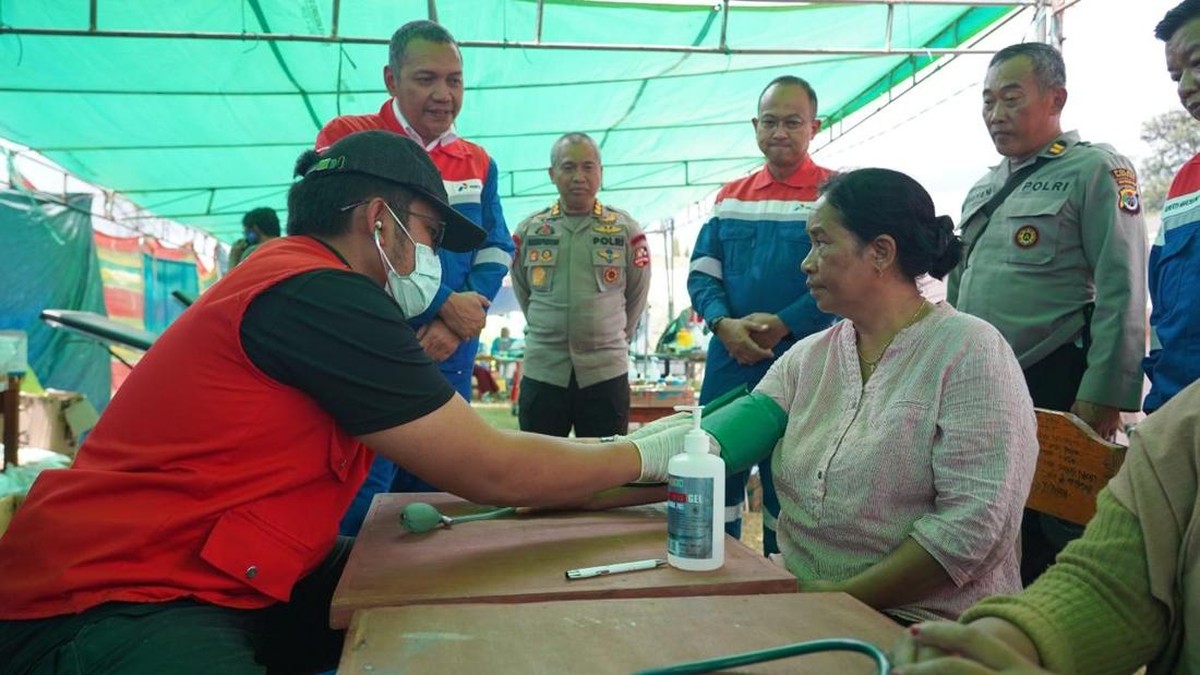 Pertamina Dirikan Posko Kesehatan Gratis untuk Pengungsi Gempa di Reo
