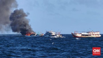 Sakit Hati Dimarahi Nakhoda, ABK Bakar Kapal di Perairan Aru Maluku