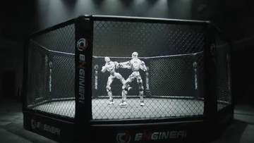 Kepala Robot Copot dalam Pertarungan Humanoid Mirip UFC di China