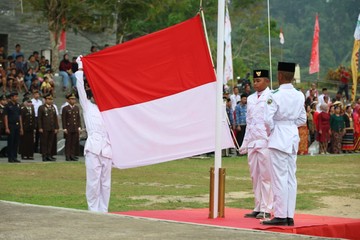 Upacara HUT ke-81 RI di PLBN Jagoi Babang Perkuat Semangat Persatuan