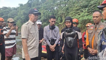 Wali Kota Bogor Tinjau Pencarian ASN Hilang di Sungai Cisadane