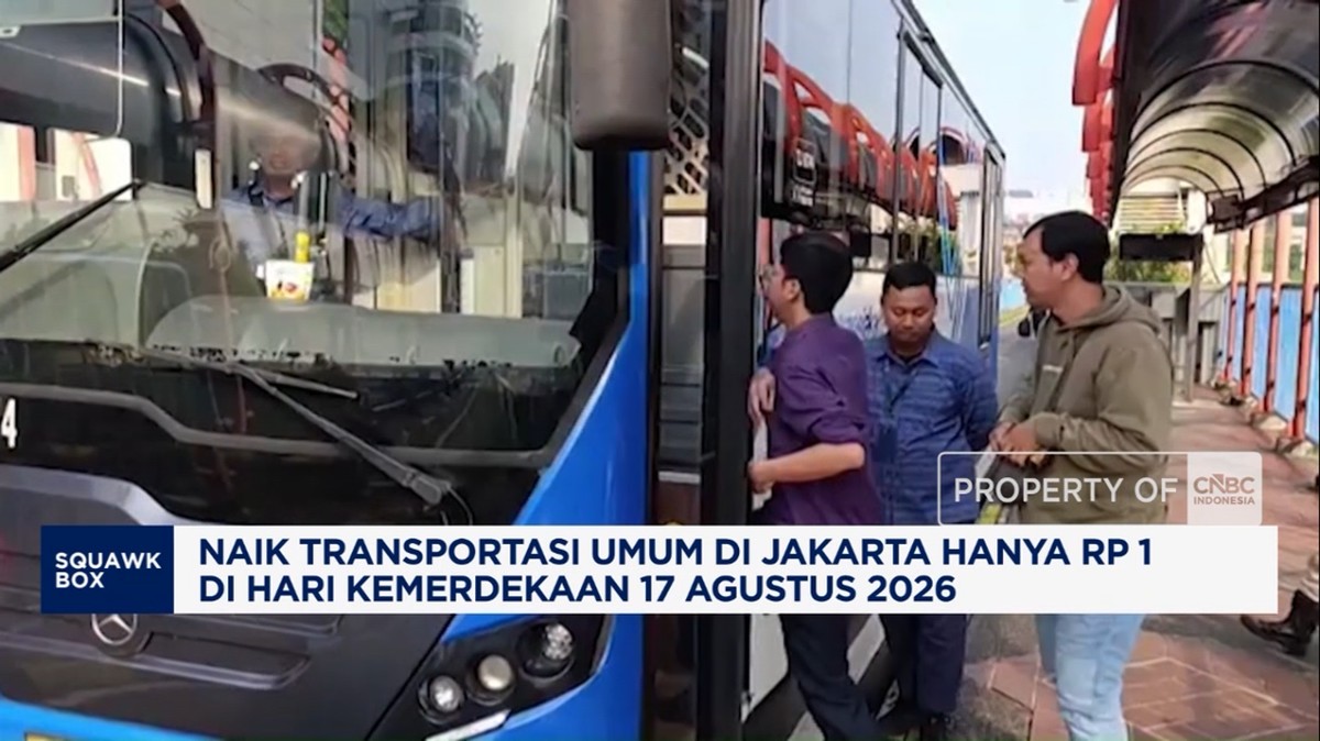 Semarak HUT RI, Transportasi Umum Jakarta Cuma Rp1 pada 17 Agustus 2026