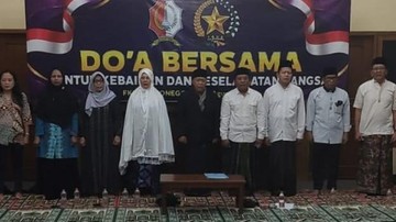 Ratusan Warga Bojonegoro Gelar Doa Lintas Agama untuk Presiden dan NKRI