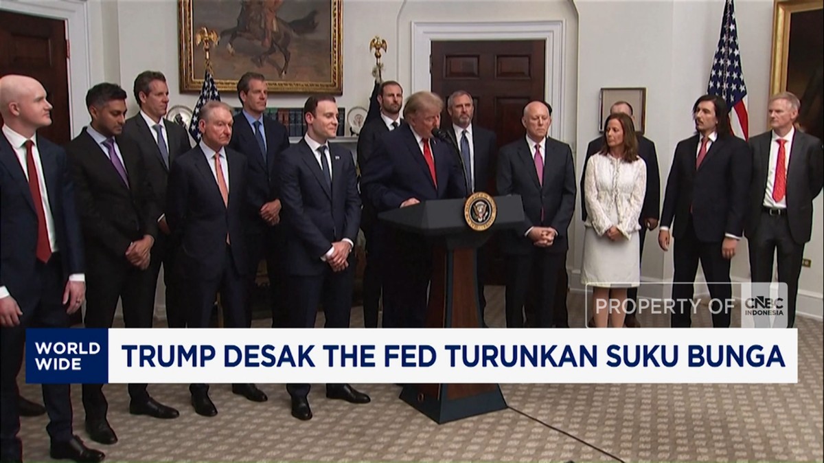 Trump Kembali Desak The Fed Segera Turunkan Suku Bunga