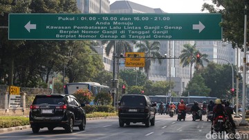 Libur Maulid Nabi 25 Agustus, Ganjil Genap Jakarta Ditiadakan