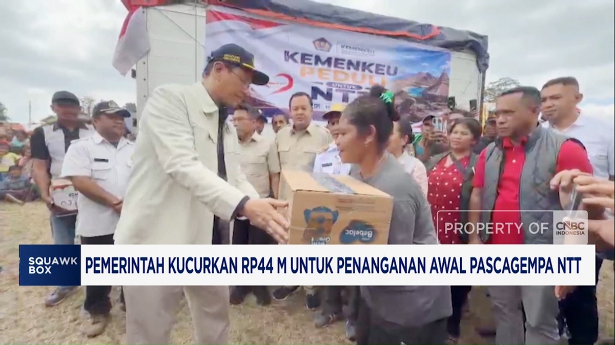 Pemerintah Gelontorkan Rp44 Miliar untuk Penanganan Awal Gempa NTT