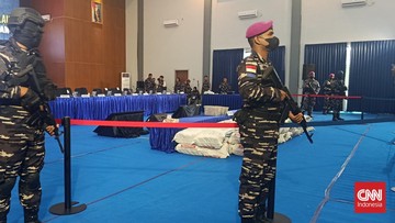 Kapal Berbendera Tanzania Tertangkap Bawa 2,6 Ton Sabu Cair di Kepri