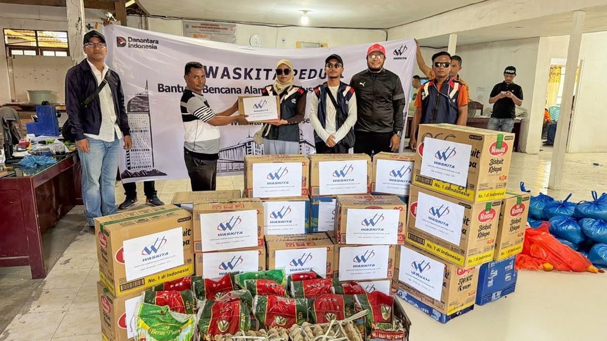 Waskita Karya Kirim Bantuan Kemanusiaan bagi Korban Gempa NTT