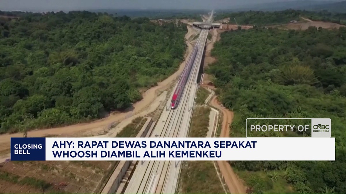 Whoosh Bakal Diambil Alih Kemenkeu, AHY Ungkap Hasil Rapat Dewas Danantara