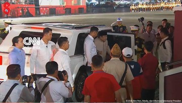 Prabowo Subianto Semarakkan Karnaval Bersatu Nusantara di Kawasan Monas