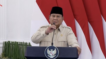 Prabowo Prihatin Pejabat Sakit karena Intensitas Kerja Tinggi