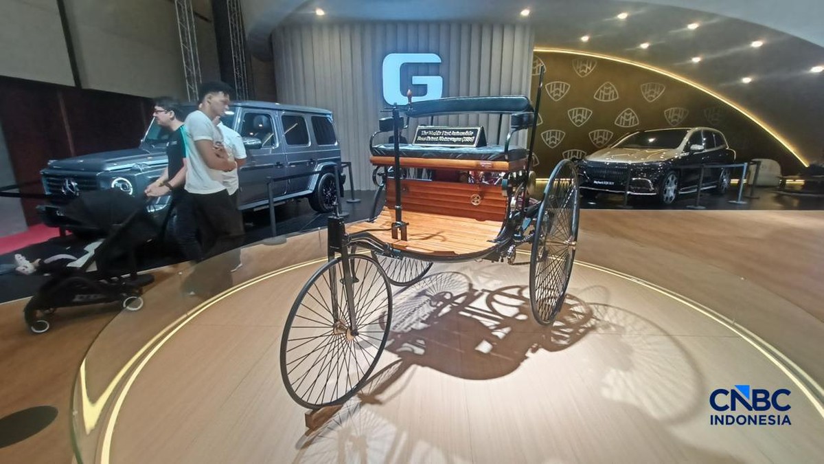 Mobil Pertama Dunia Tahun 1885 Dipajang di BSD, Seperti Ini Wujudnya
