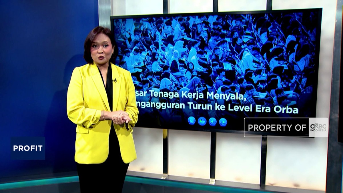 Tingkat Pengangguran Anjlok ke Titik Terendah Sejak Era Orde Baru