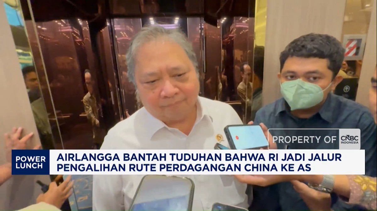 Airlangga Bantah Klaim Indonesia Jadi Jalur Transshipment China