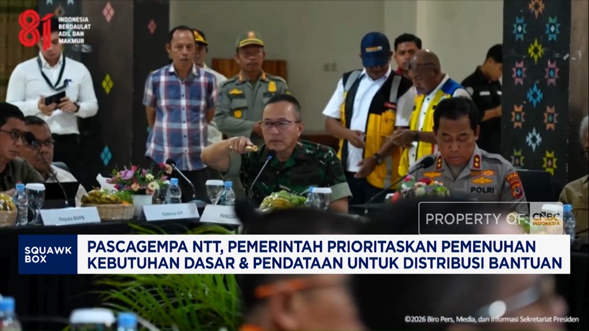 Pemerintah Utamakan Pemulihan Pascagempa di Nusa Tenggara Timur