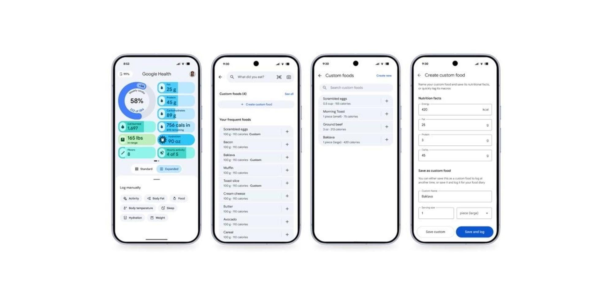 Google Health 5.04 Hadirkan Pencatatan Makanan Kustom dan Berbagai Perbaikan