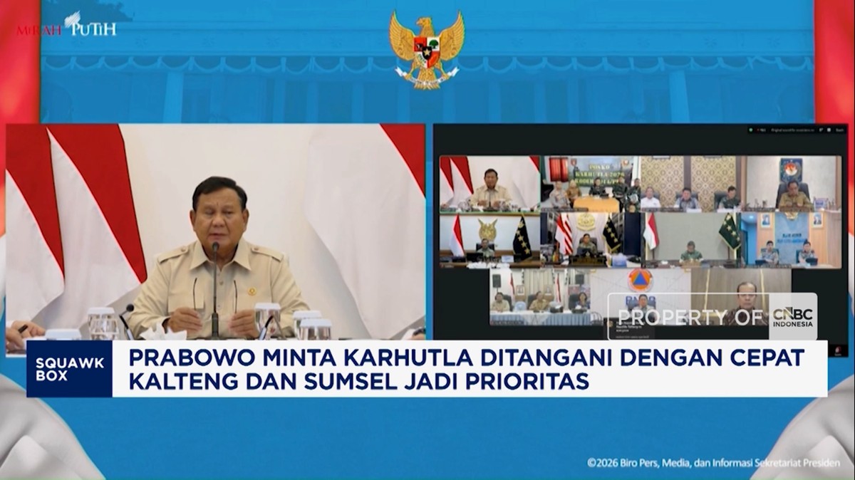 Prabowo Instruksikan Penanganan Karhutla Lebih Cepat