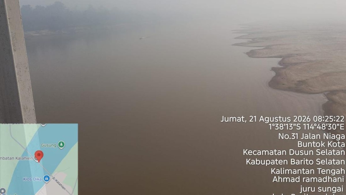 Sungai Barito Tetap Aman Dilalui Kapal di Tengah Musim Kemarau