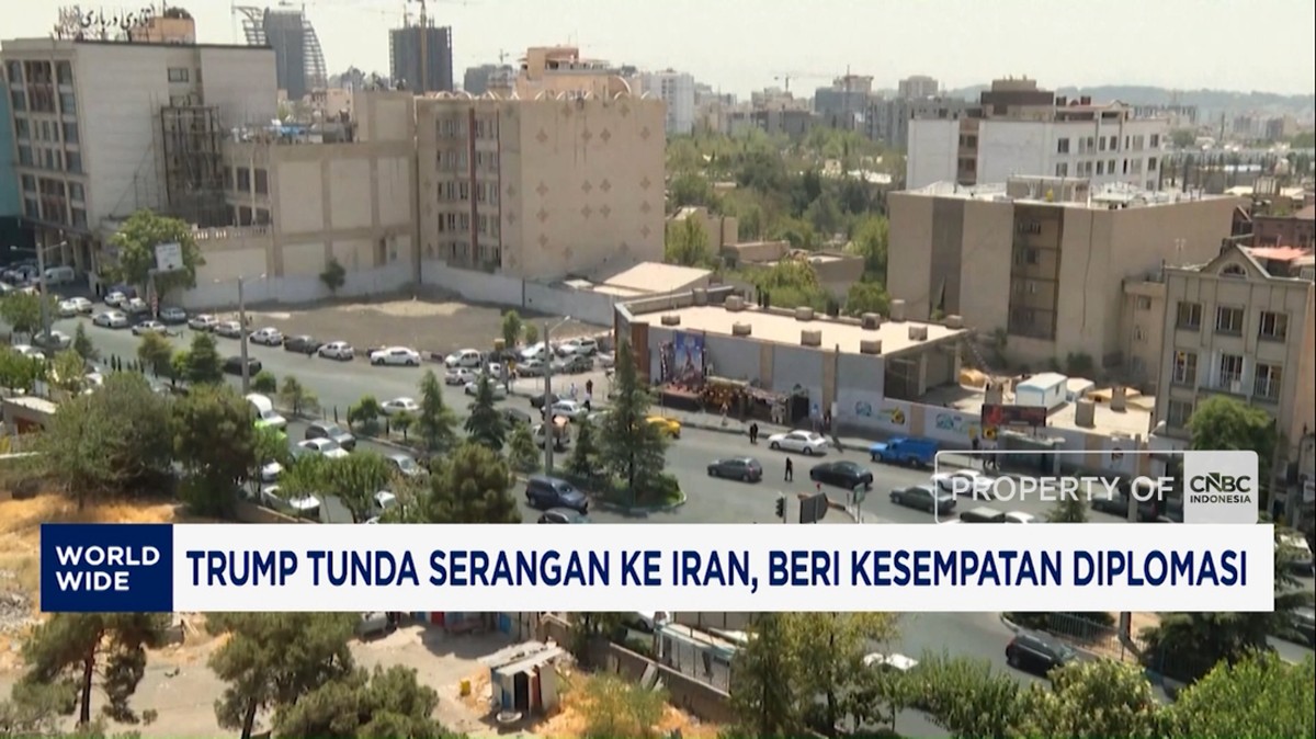 Trump Tunda Serangan Iran Dua Malam, Utamakan Diplomasi