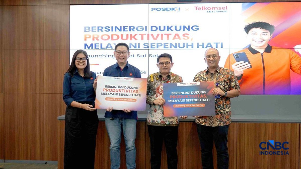 Telkomsel dan PosDigi Luncurkan Paket Internet untuk 200 Ribu Agen Pos