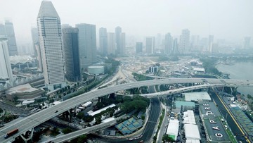 Kabut Asap Indonesia Perburuk Polusi Udara Singapura Jelang Balapan F1