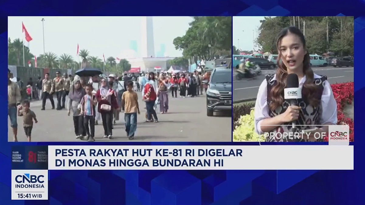 Inovasi Teknologi Kawal Pesta Rakyat HUT ke-81 RI dari Monas ke HI