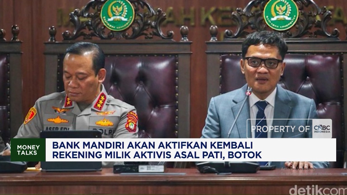 Bank Mandiri Pulihkan Rekening Aktivis Pati Botok