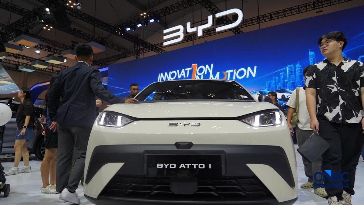 BYD Tembus Lima Besar, Mobil China Salip Honda di Indonesia